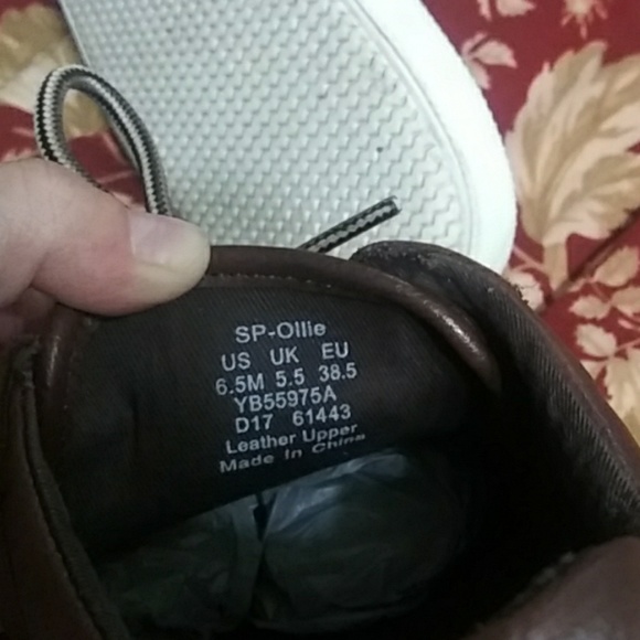 Leather sperry - Picture 7 of 8